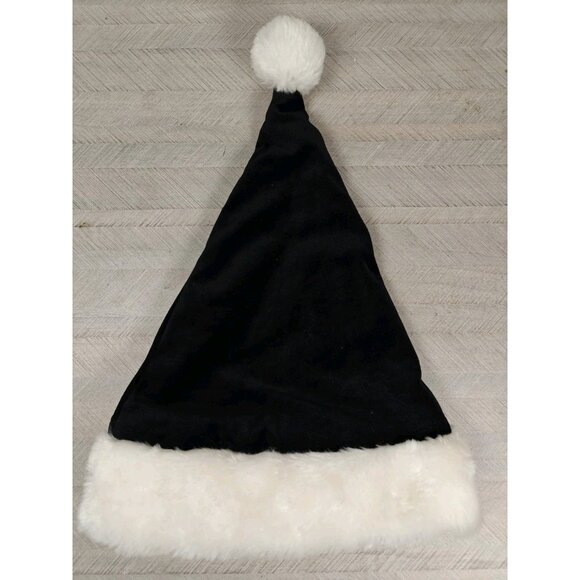 Troy Polamalu #43 Santa Hat Embroidered Black Christmas Pittsburgh Steelers NFL - Picture 5 of 10